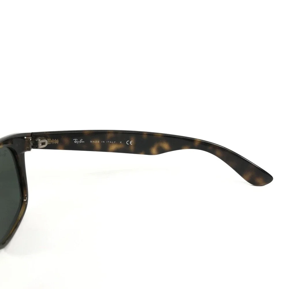 Ray-Ban Sunglasses RB2132 New Wayfarer 902 Tortoise With Green Lenses 55 Mm